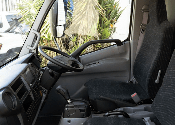 truck hire interior view