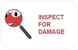 inspect for damage