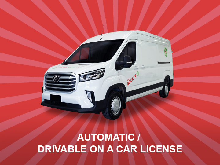 Automatic best sale van hire